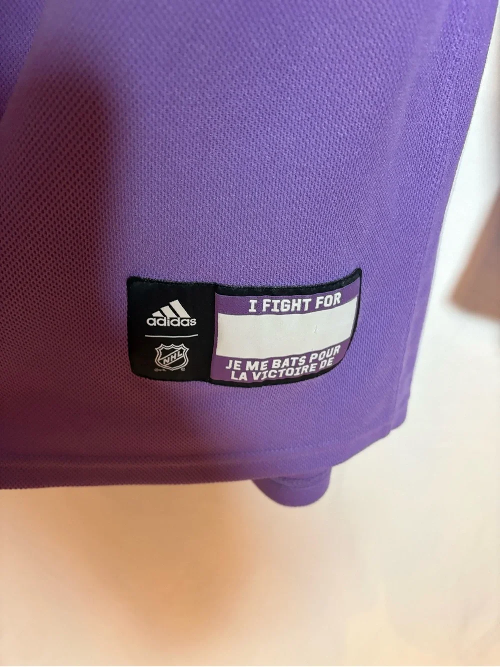 Adidas Phoenix Coyotes Hockey Fights Cancer Hockey Jersey Size 46